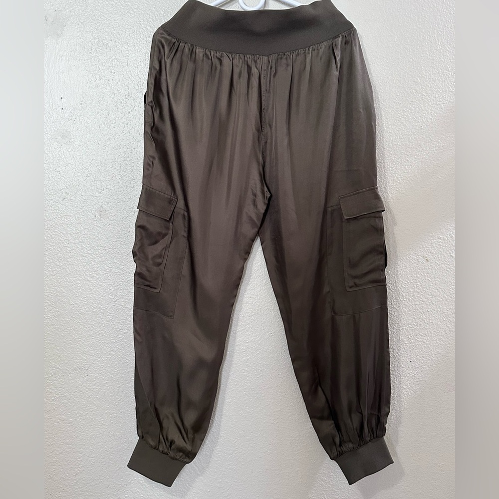 Anthropologie Cinq a Sept Tous Les Jours Giles Pants in Olive Green - Picture 5 of 13